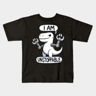 I am unstoppable TRex Dinosaur Kids T-Shirt